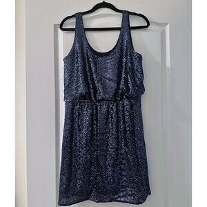 Venus Navy Sequin Dress